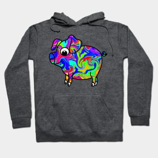 Colorful Pig Hoodie